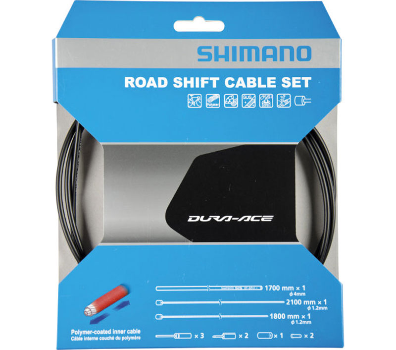 Shimano ot-sp41 polymer shift cable set for r9100 r8000 | black