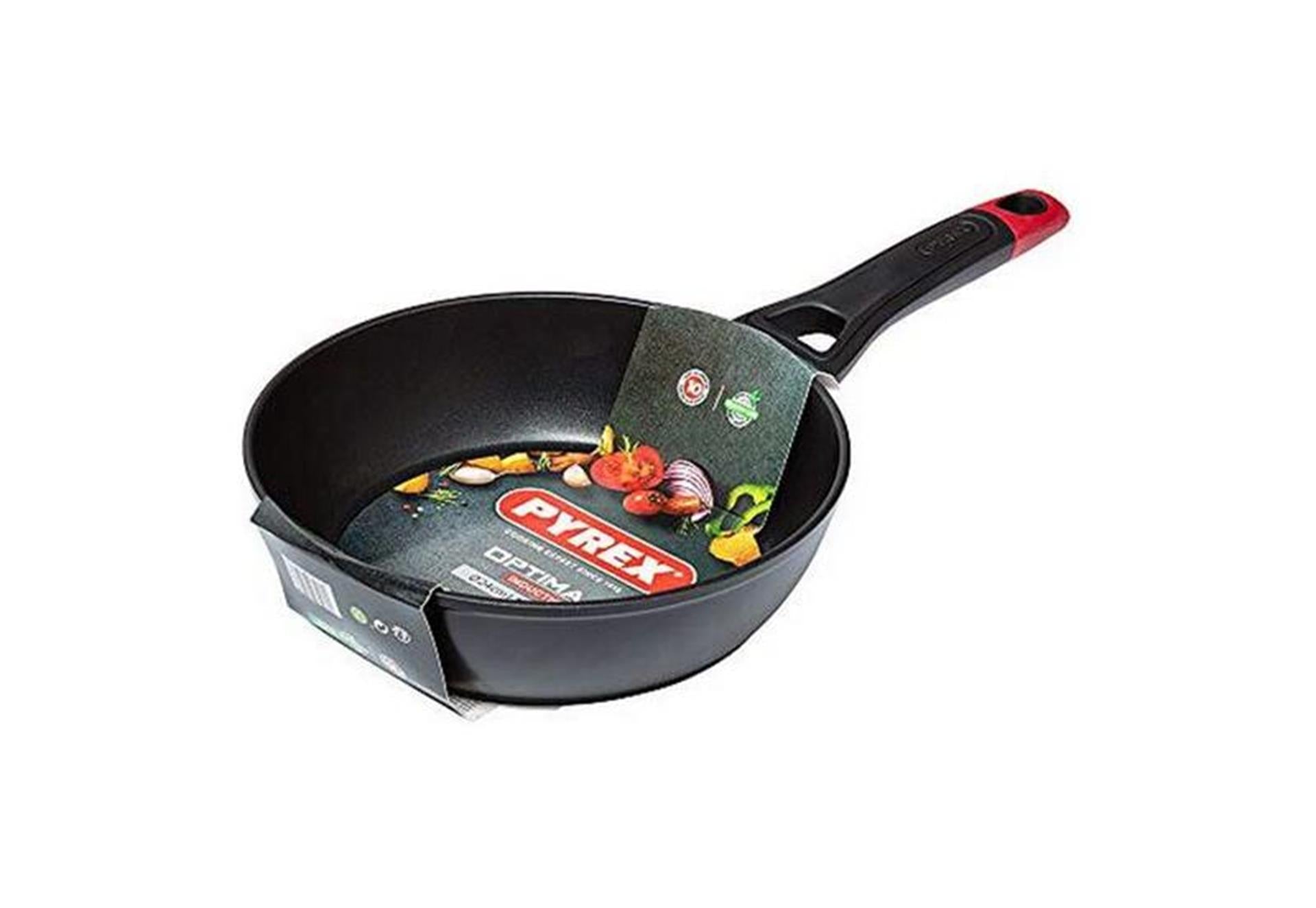 Pyrex optima+ diepe koekenpan ø28cm