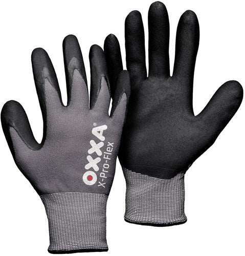Oxxa x-pro-flex werkhandschoen nft zwart, 10 - 15129010 - 15129010