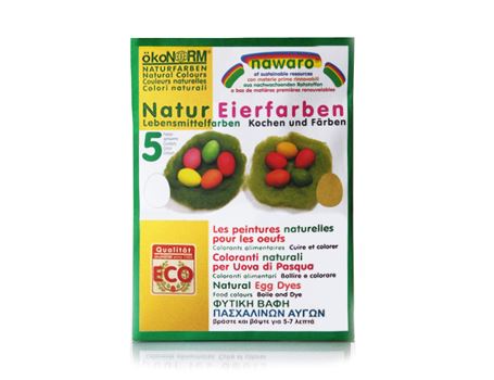 Ökonorm paasei verf voedselveilig - 5 kleuren