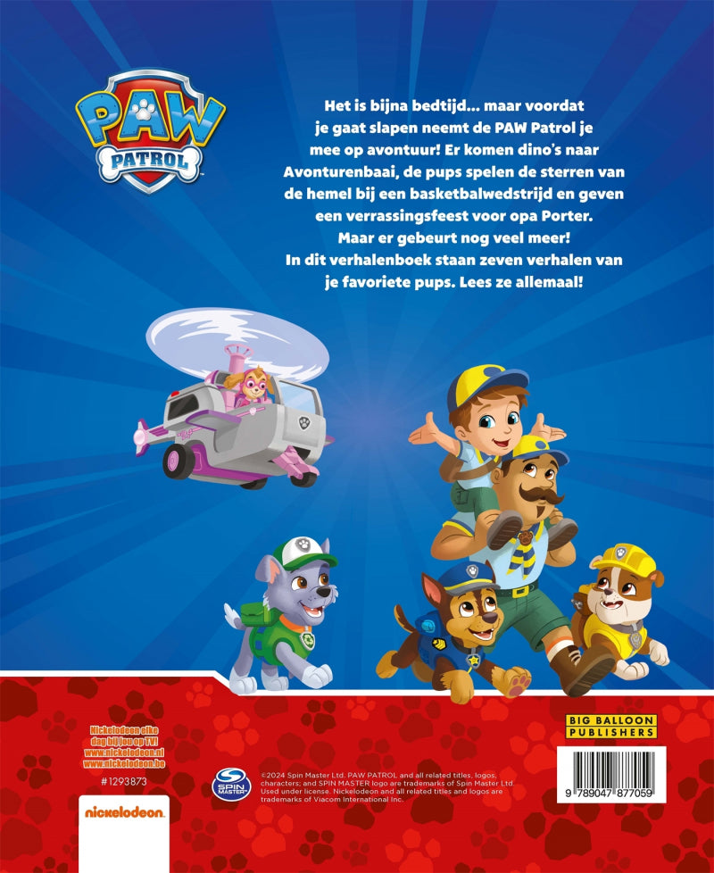 Boek Paw Patrol verhalen voor het slapengaan 