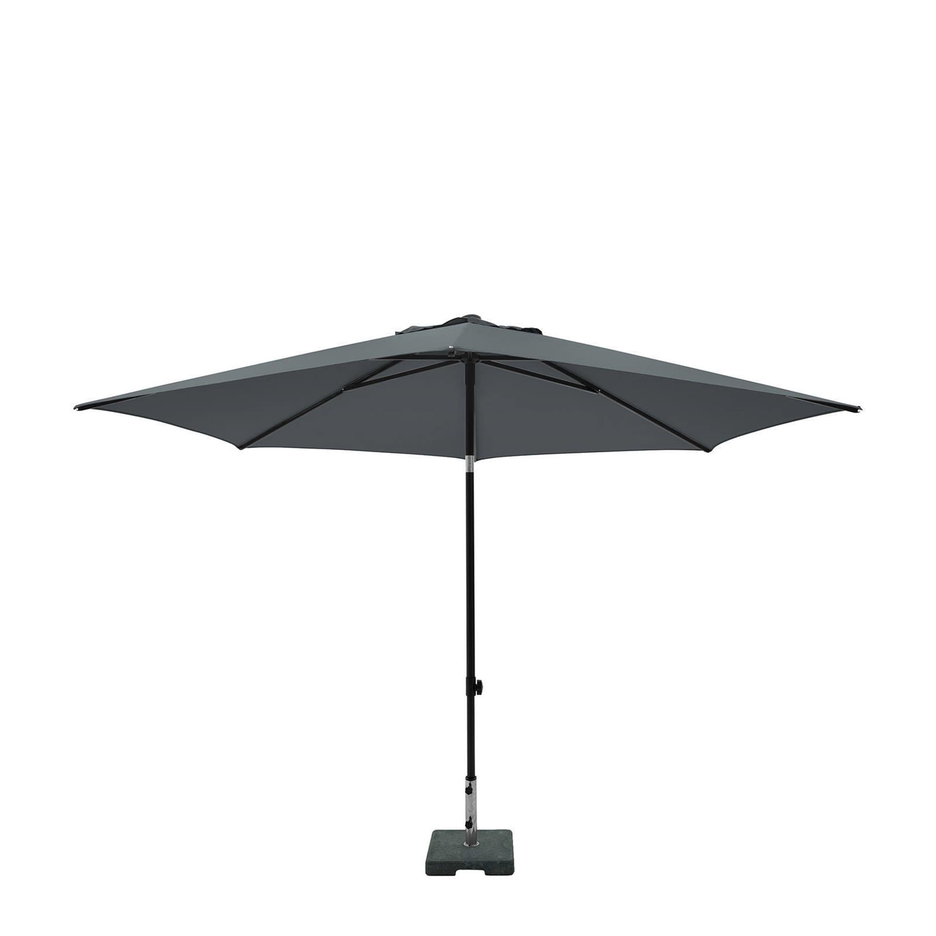 Madison parasol elba push-up 300cm grijs