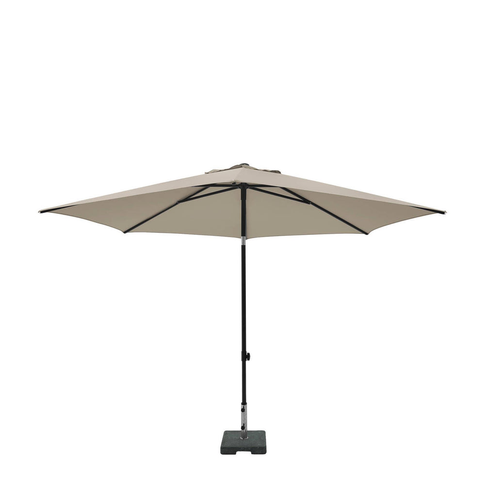 Madison parasol elba push-up rond 300 cm met tilt-functie 100%pol ecru
