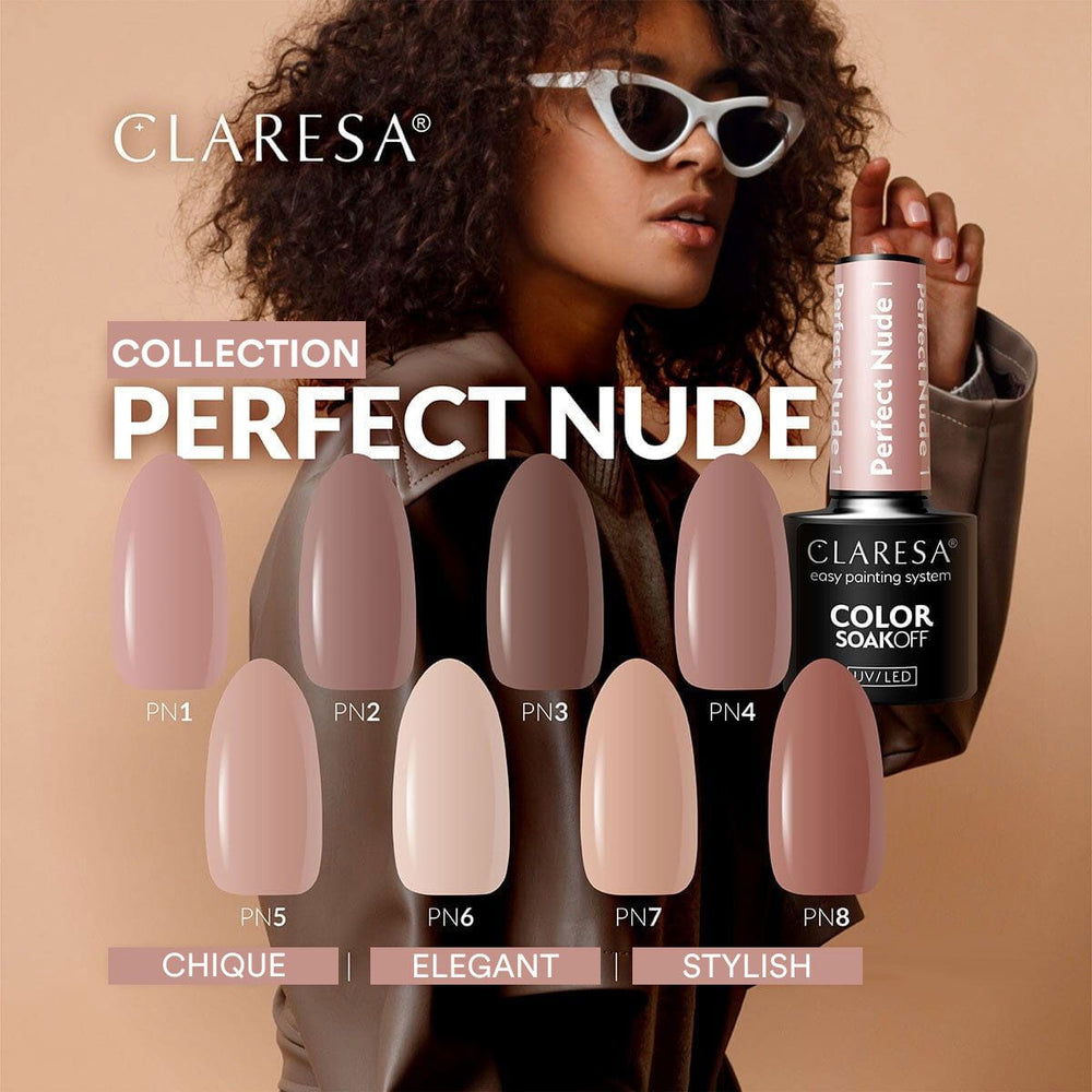 Claresa uv led gellak 5ml perfect nude 1