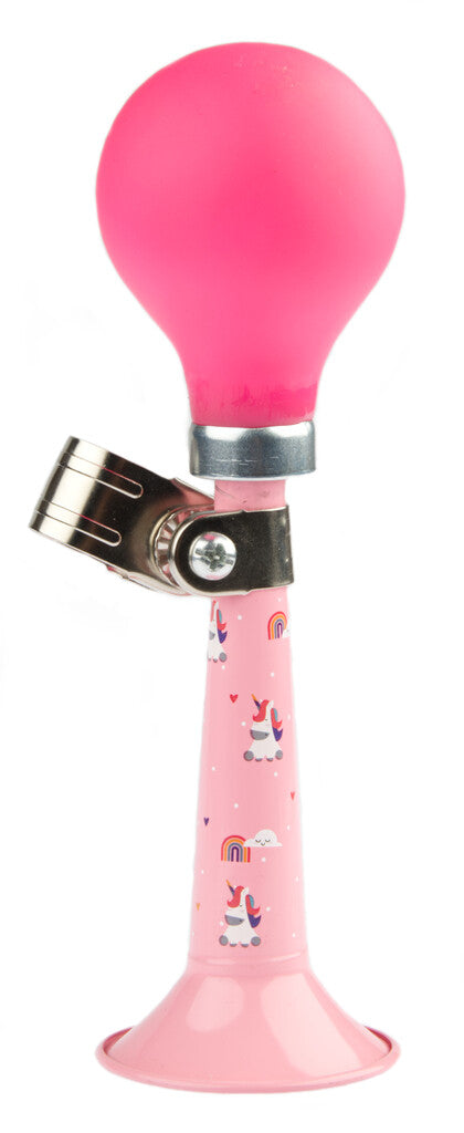 Fiets Hupe Pexkids Eenhoorn - Roze met een roze eekhoorn
