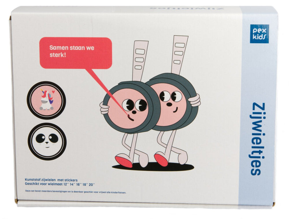 Tutch wielen 12 ~ 20 pexkids eenhoorn panda - roze