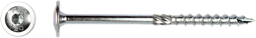 Pgb-europe pfs+ | pfs flenskophoutschroef t30 ø 6x240 zn | 100 st - pfettg001006002403