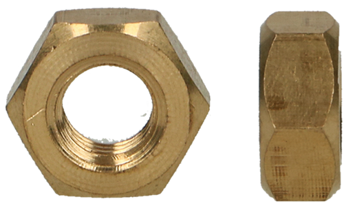 Pgb-europe pgb-fasteners | zeskantmoer messing din 934 m 5 - 000934ms000503