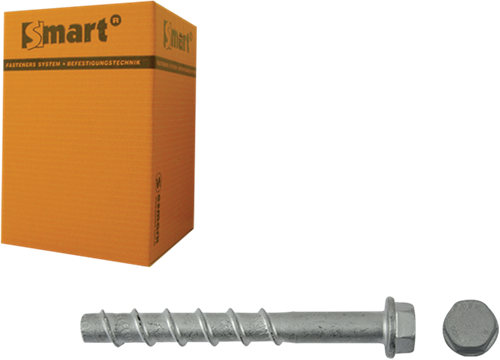 Pgb-europe smart | betonschroef s-bsz 12x15x80 znlamel | 25 st sm0bsz0141200803