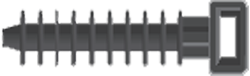 Pgb-europe smart | muurplug vr kabelbinder kunstof 10x43 sm0plgn001000435