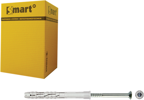Pgb-europe smart | raamplug +schroef vzk tx ø 10x140 nzn | 50 st sm0rptn011001403