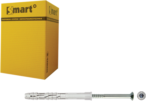 Pgb-europe smart | raamplug+schroef vzk tx t40 ø 10x260 zn | 25 st - sm0rptn011002603