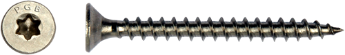Pgb-europe pgb-fasteners universele spaanplaatschroef a2 vk-t voldraad verzonken kop ø 5,0x30 tx25 | 200 st | pgwvtva00005000303