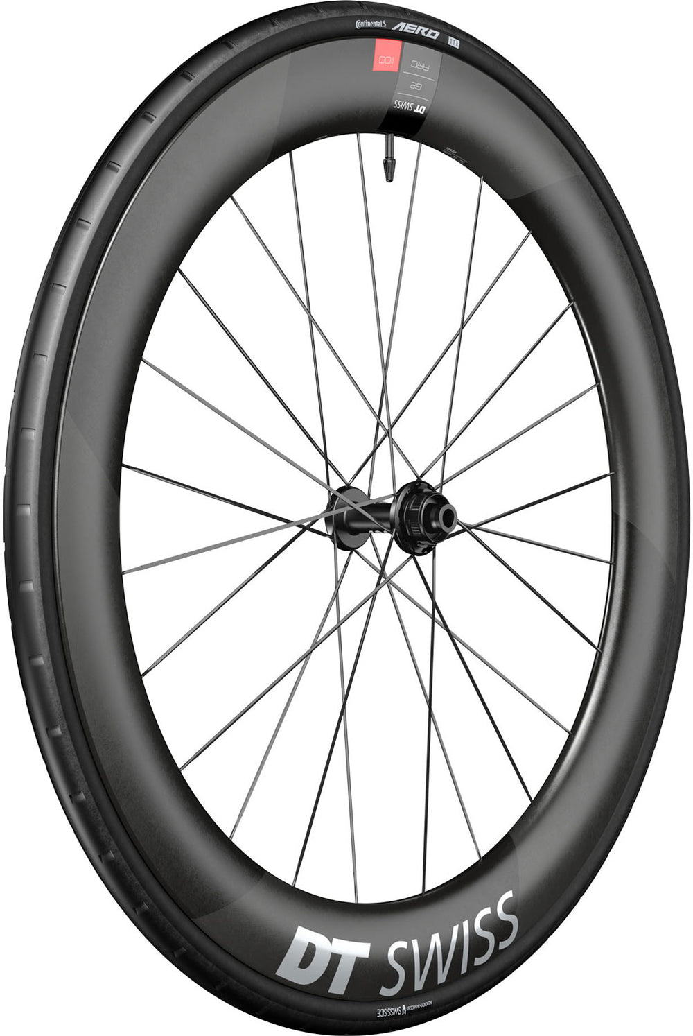Dt swiss arc 1100 dicut® wts carbon 62 disc cl front wheel
