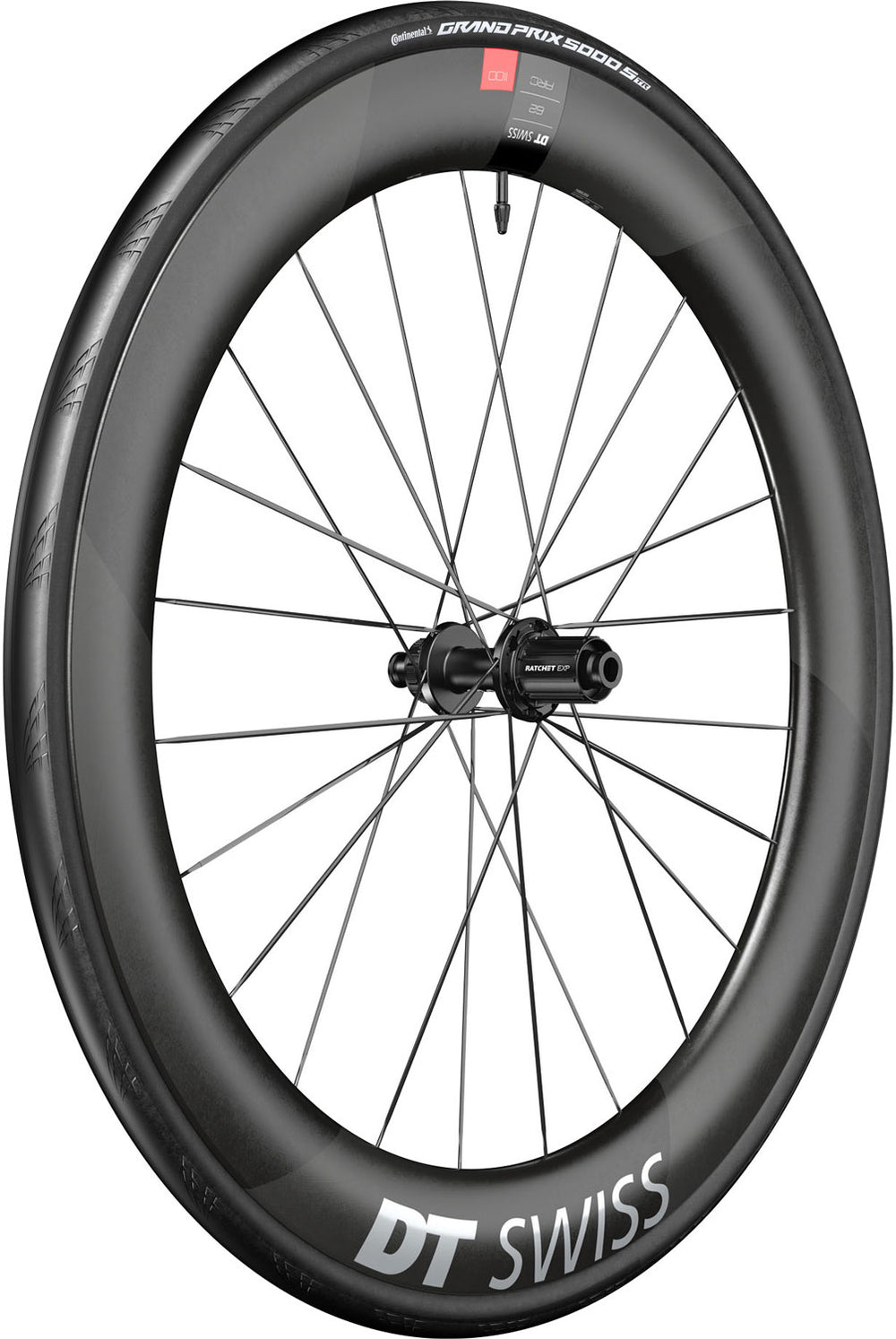Dt swiss arc 1100 dicut® wts carbon 62 disc cl shimano hg rear wheel