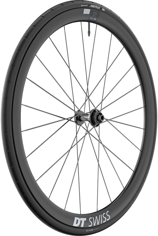 Dt swiss arc 1400 dicut® wts 38 28 cl carbon front wheel