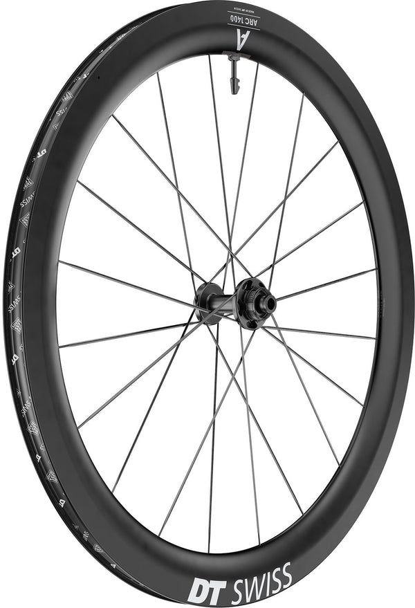 Dt swiss arc 1400 dicut® 55 28 disc cl carbon front wheel
