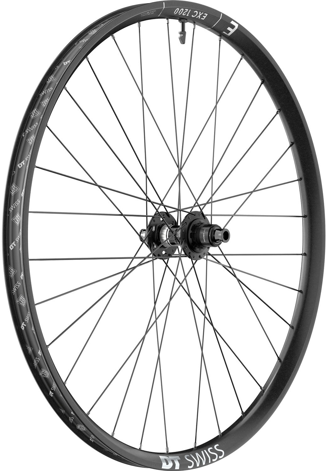 Dt swiss exc 1200 classic 29 30 carbon cl boost deg90 sram xd hinterrad