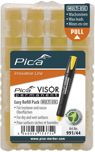 Pica 991 40 visor permanent navulling geel