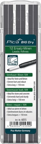 Pica 6055 big dry navulling steenpotlood | 10h - pi6055