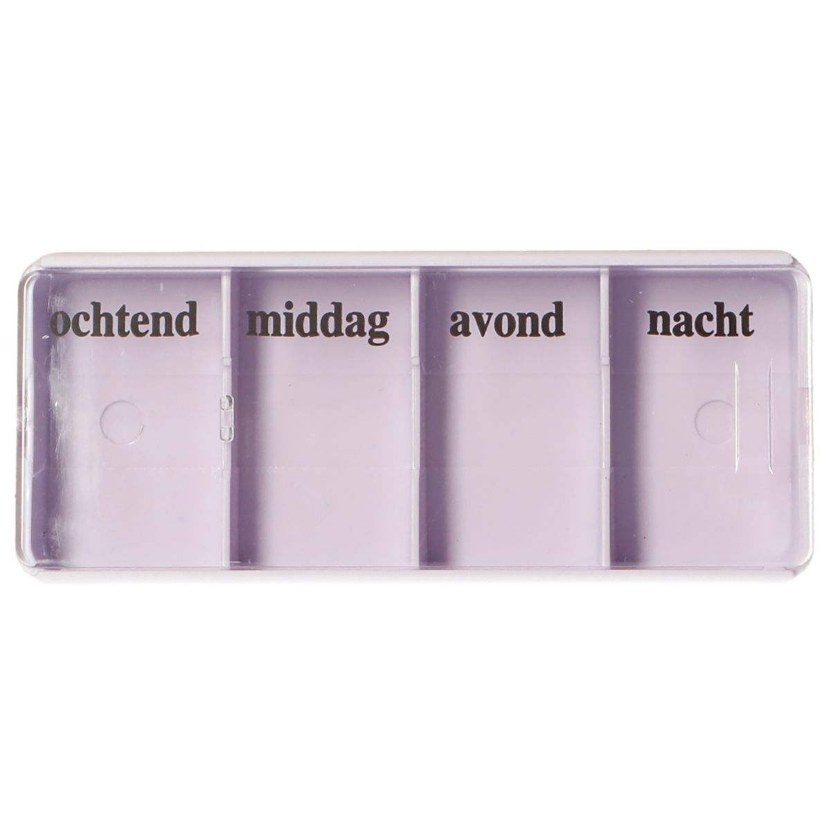 Jvdl pillendoos week 4 vakken per dag wit