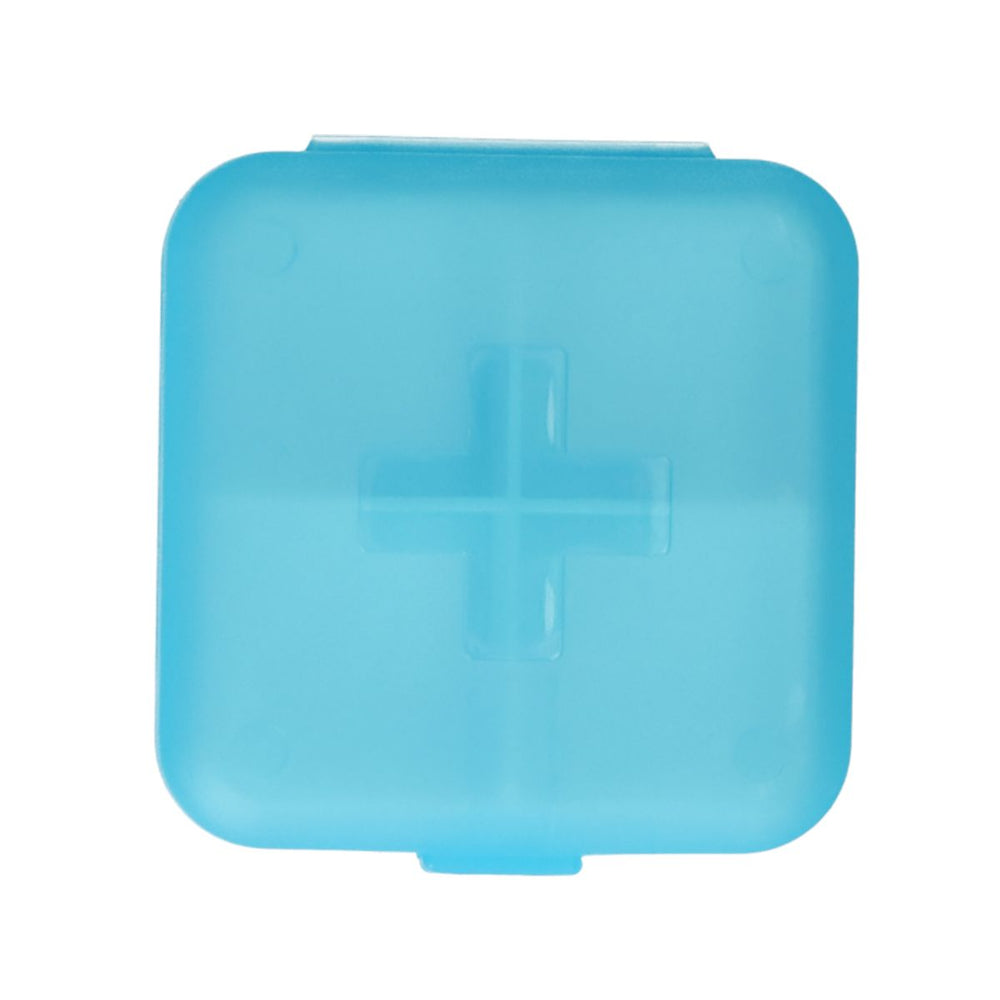 Jvdl pillendoos plus 4 vakken blauw