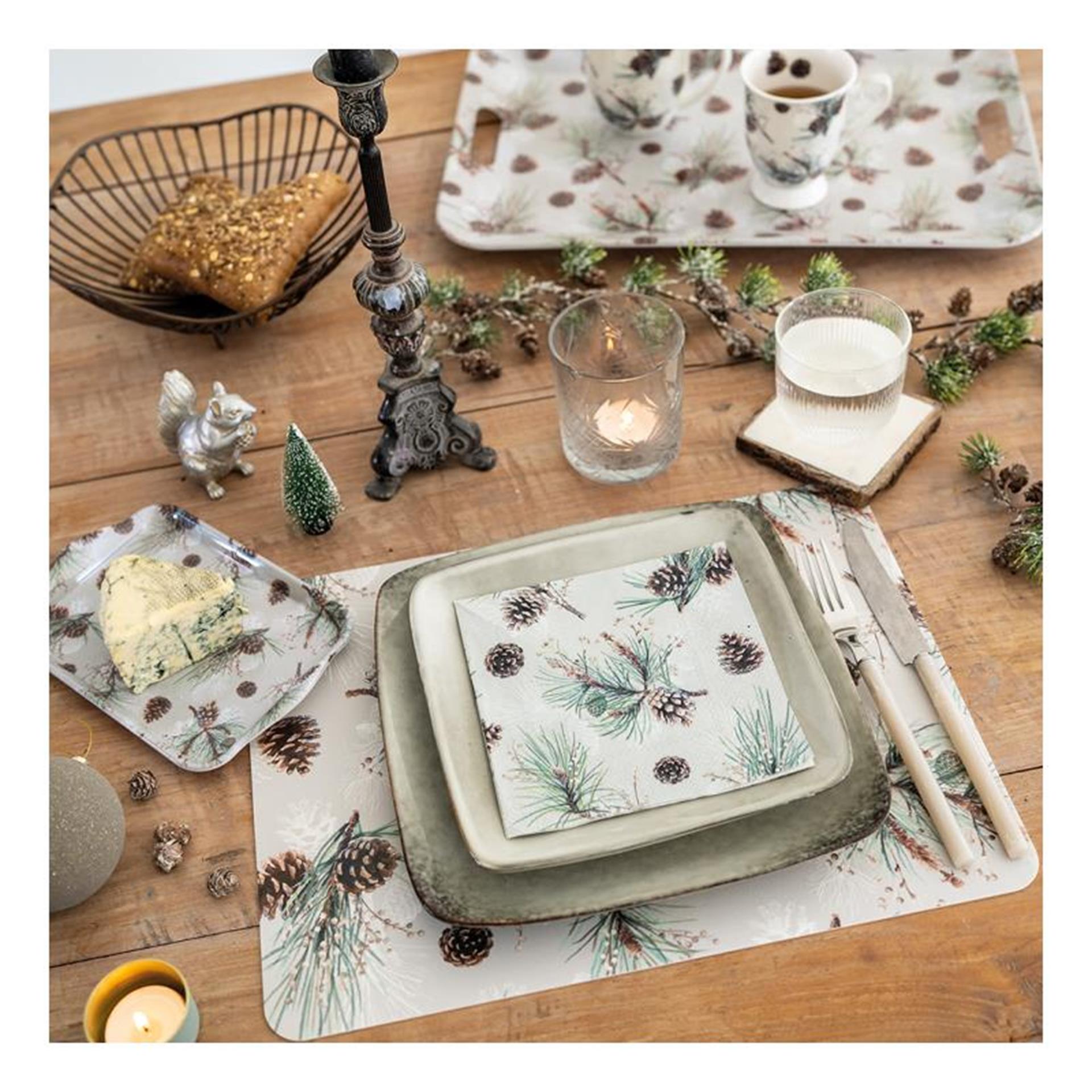 Ambiente pannenlap pine cone all over