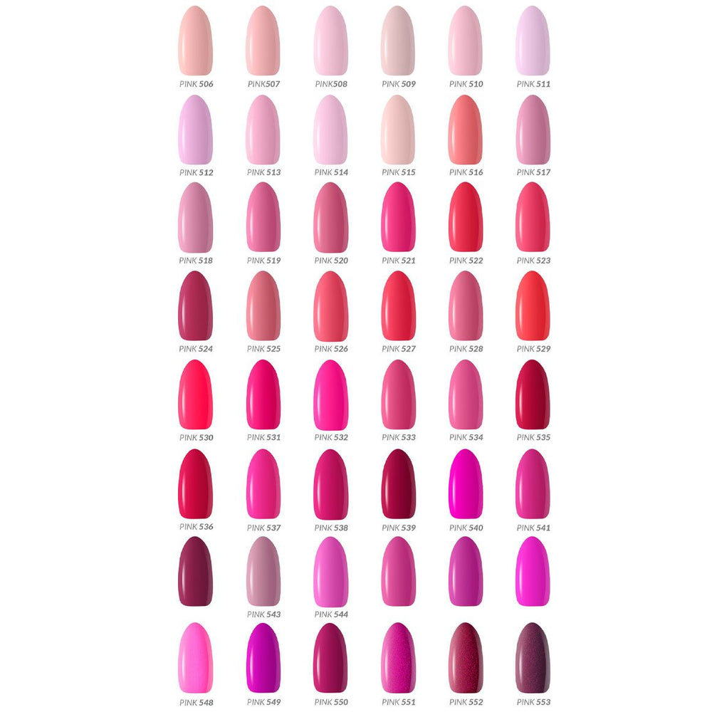 Claresa uv led gellak 5ml pink 531 rainbow explosion