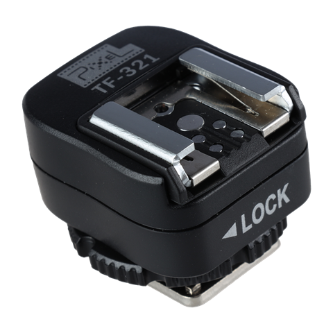 Pixel e-ttl flitsschoenadapter tf-321 voor canon
