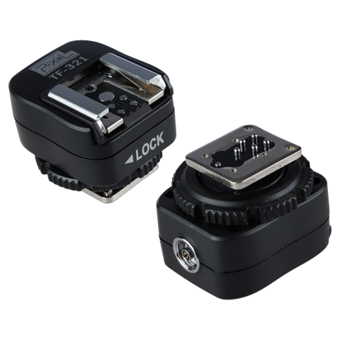 Pixel e-ttl flitsschoenadapter tf-321 voor canon