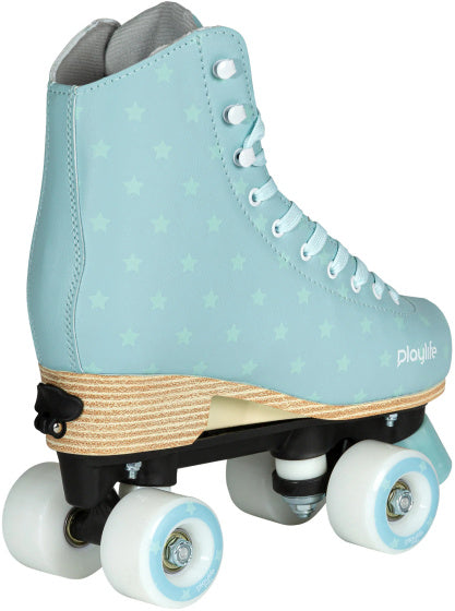 Klassiek verstelbaar rolschaatsen junior hemelsblauw maat 39 42