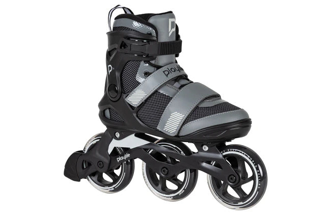 GT 110 Fitness Inlineskates Zwart grijs maat 40