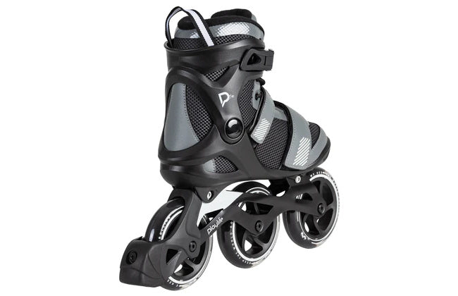 Playlife gt 110 fitness inlineskates zwart grijs maat 39
