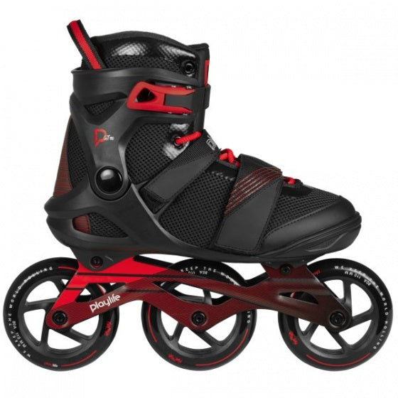 GT Black 110 inlineskates heren zwart rood maat 40