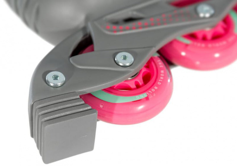 Inlineskates Riddler hardboot 82A grijs maat 35-38