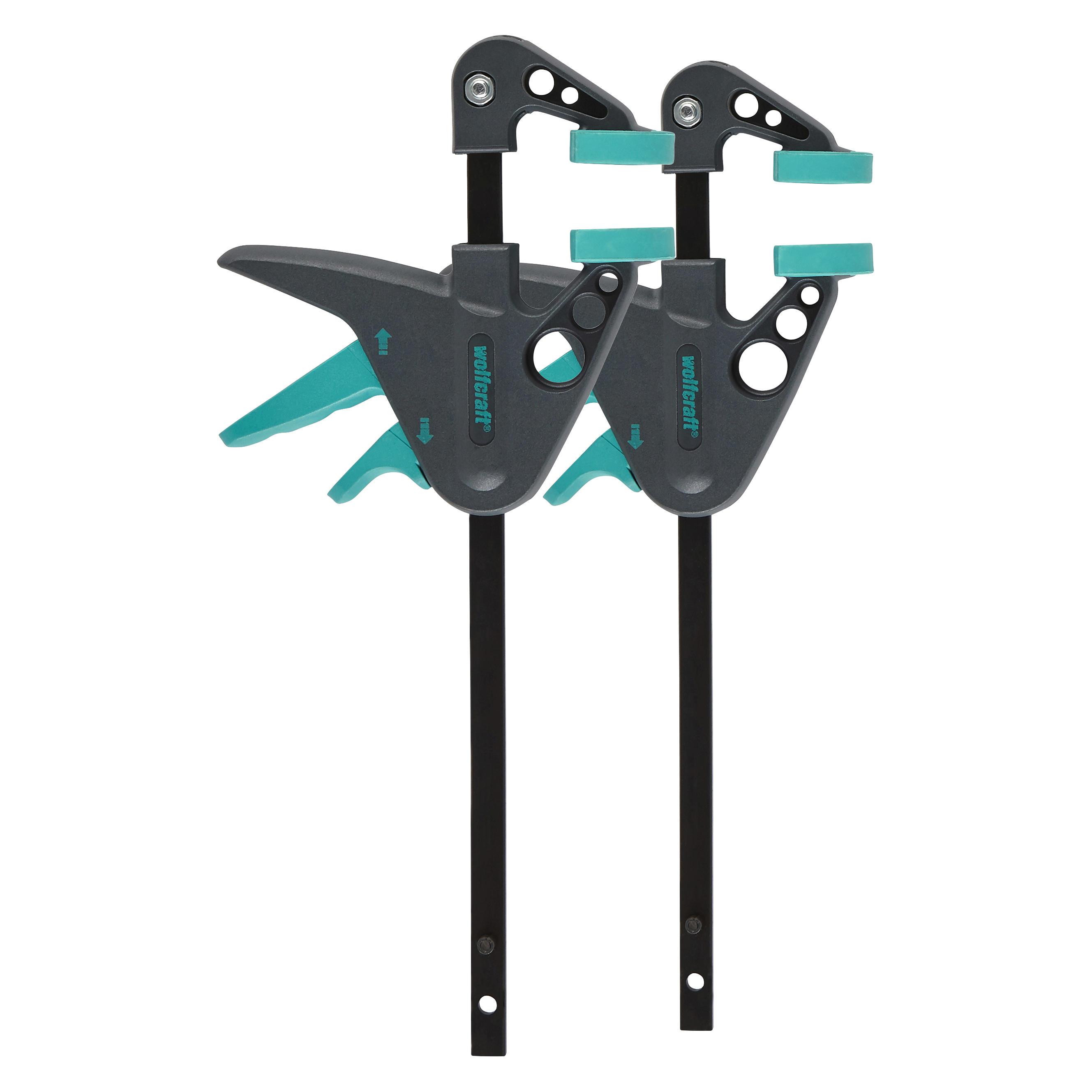Wolfcraft ehz 40-110 | eénhand-lijmklem | 2 stuks - 3455100