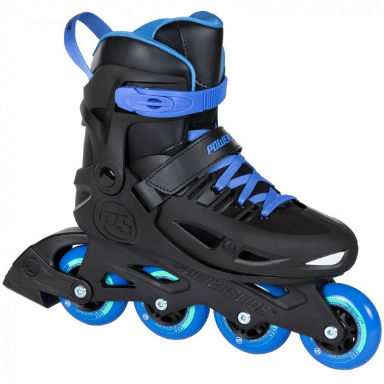 One Stargaze inlineskates 85A zwart blauw maat 29 32