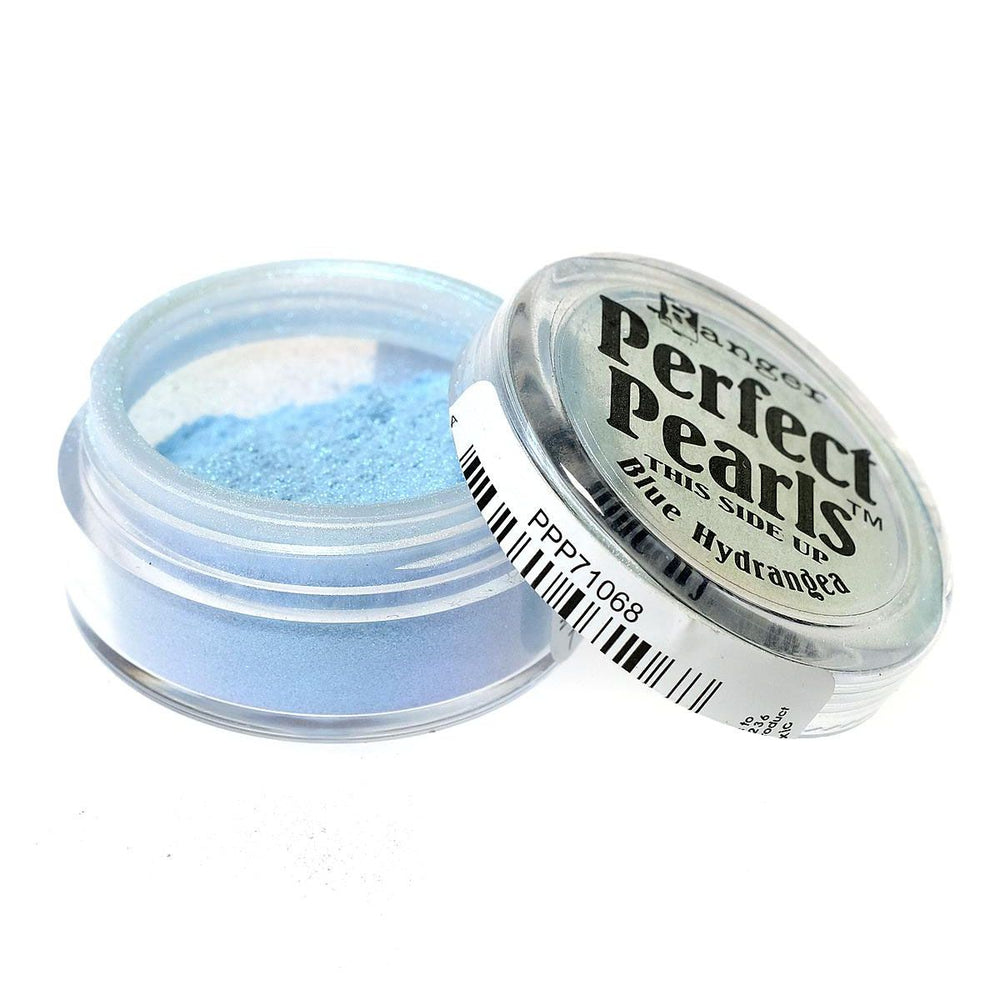 Ranger ink ranger • perfect pearls pigment powder blue hydrangea