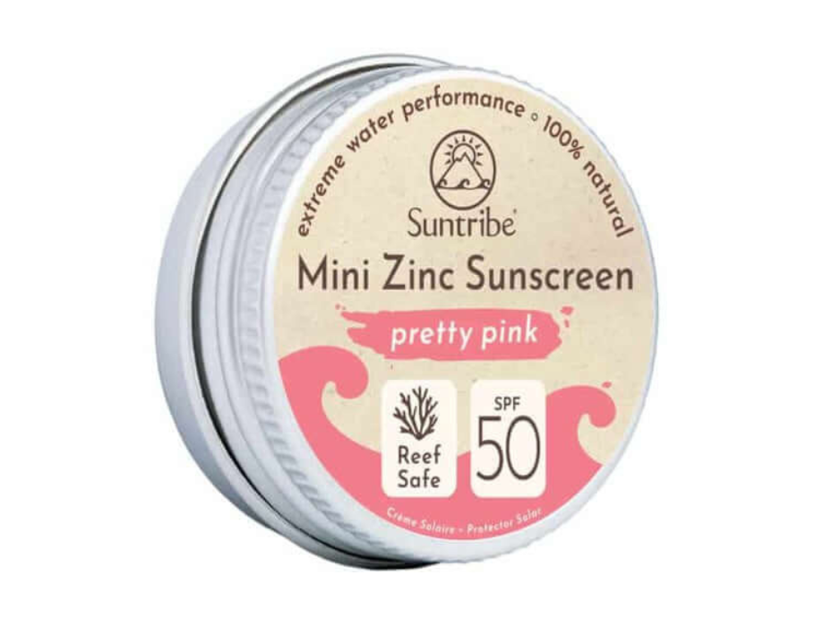 Suntribe zonnebrandcrème - gezicht sport - spf 50 - pretty pink - 15g