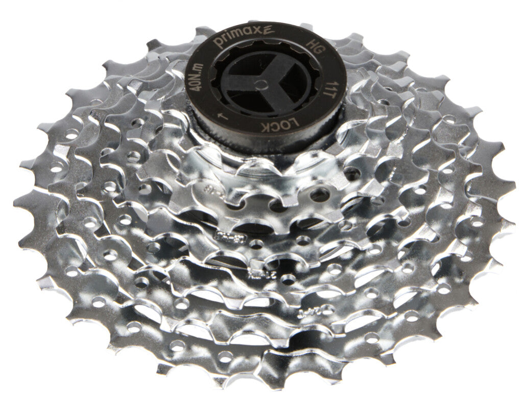 Primax 7-speed 11-28t silver cassette in box