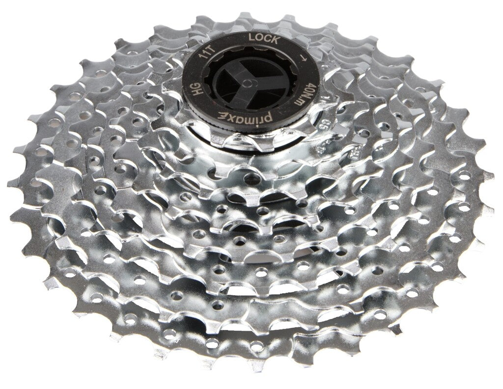 Primax 8 speed 11-32t silver cassette in box