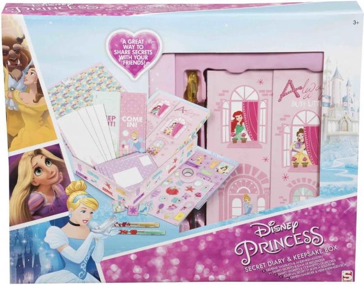 Brandunit Disney Princess Secret Diary en Opberg Box