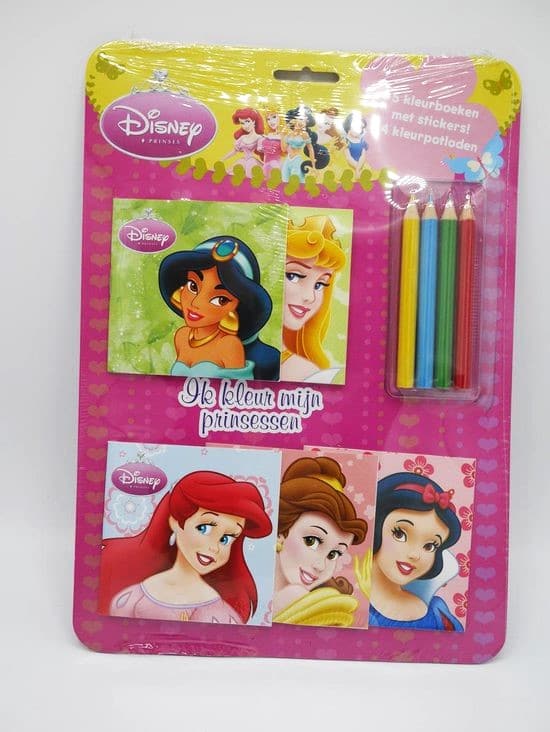 Van der doelen disney prinses - kleurset