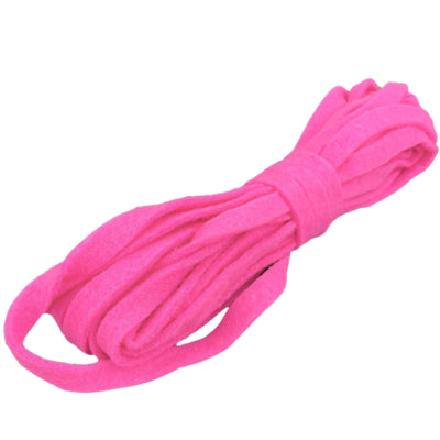 Decoratie lint vilt roze 10 m | 24 stuks
