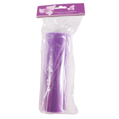 Organza op rol paars 15 cm x 10 m | 24 stuks
