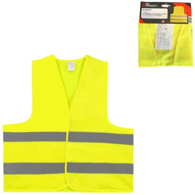 (r) veiligheidsvest volwassenen geel one size | 10 stuks