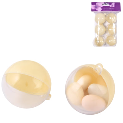 Hanger bal diy crème set van 6 | 32 stuks