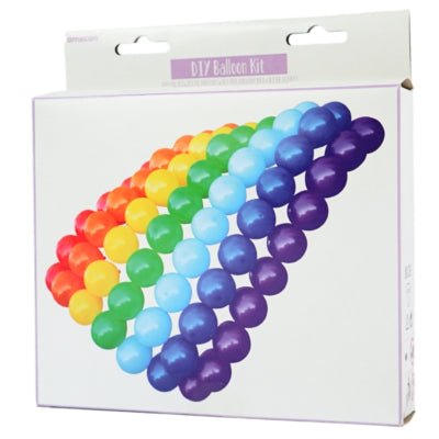 Amscan diy ballonnen regenboog 13 cm 77 stuks | 8 stuks