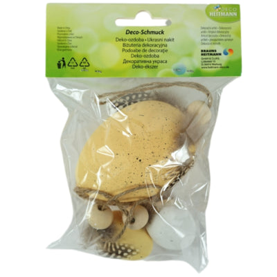 Hanger pasen eieren geel 35 cm | 30 stuks