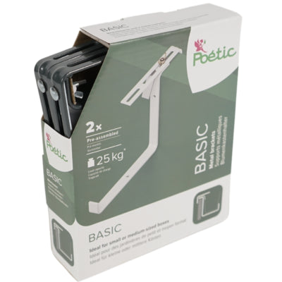 Poetic poétic plantenbak beugel basic antraciet set van 2 | 10 stuks